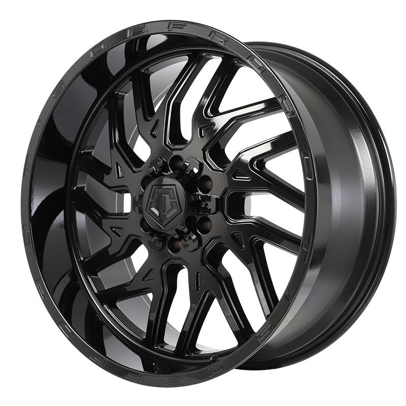Set of 4 22in Black Alloy Wheel Rims for Mazda Navajo, TWU81D1 6x135 6Lug 22x10 - Bild 13 von 14