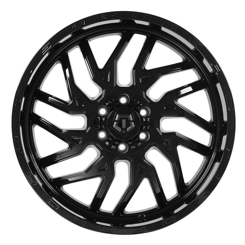 Set of 4 22in Black Alloy Wheel Rims for Mazda Navajo, TWU81D1 6x135 6Lug 22x10 - Bild 6 von 14