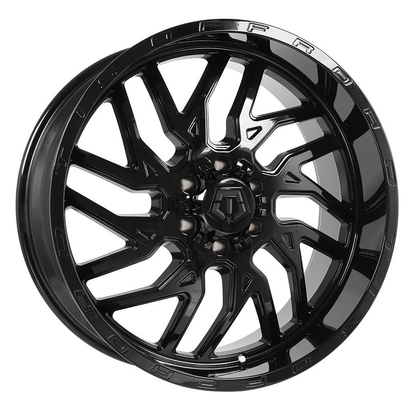Set of 4 22in Black Alloy Wheel Rims for Mazda Navajo, TWU81D1 6x135 6Lug 22x10 - Bild 7 von 14