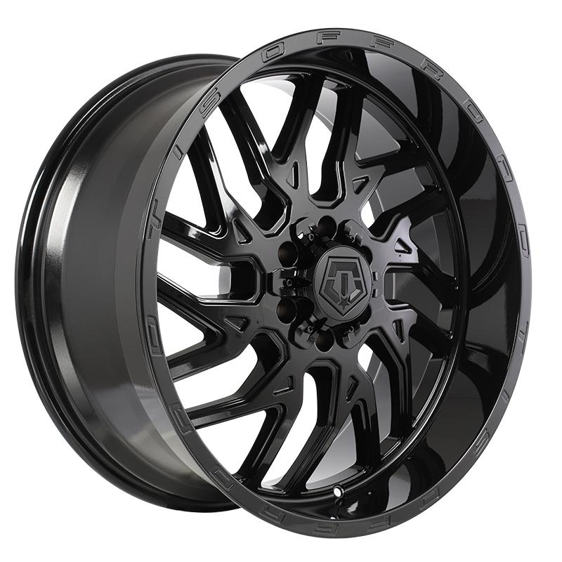 Set of 4 22in Black Alloy Wheel Rims for Mazda Navajo, TWU81D1 6x135 6Lug 22x10 - Bild 8 von 14