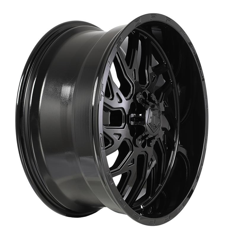 Set of 4 22in Black Alloy Wheel Rims for Mazda Navajo, TWU81D1 6x135 6Lug 22x10 - Bild 9 von 14