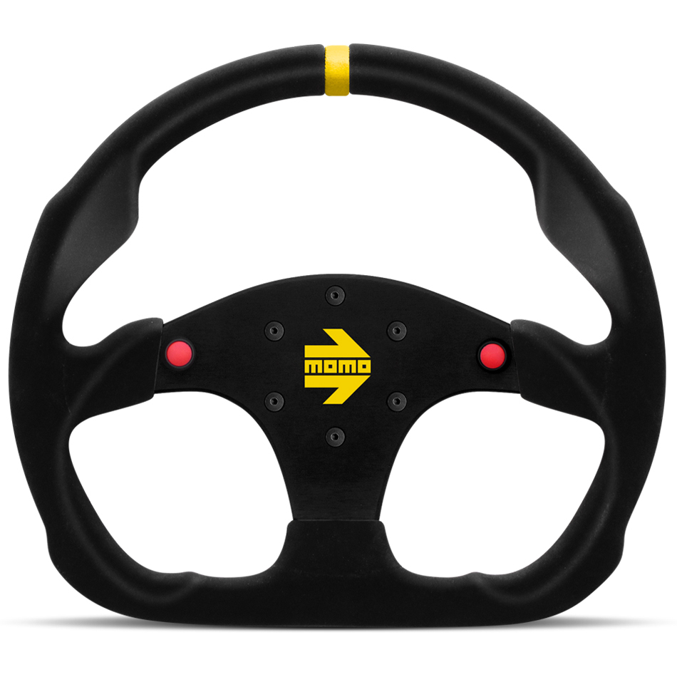 Momo Automotive R1960/32SHB, One Mod 30 Steering Wheel Black Suede