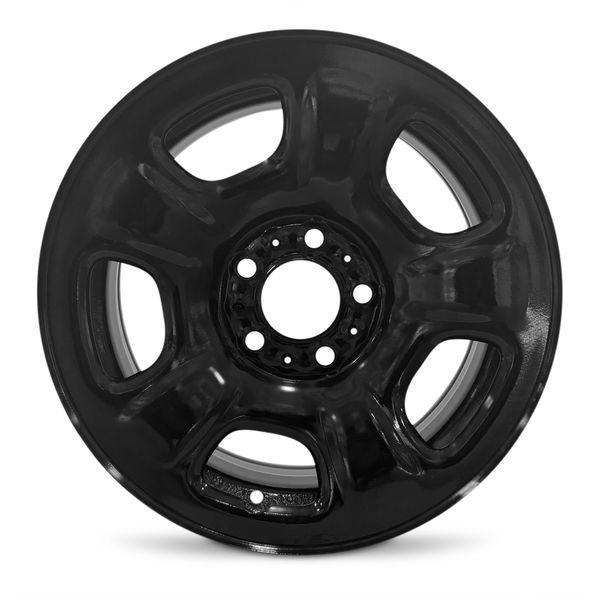 One 16 Inch Black Steel Wheel 16x6.5 6x139.7 6Lug +25ET Conical RTX X46139 EJ