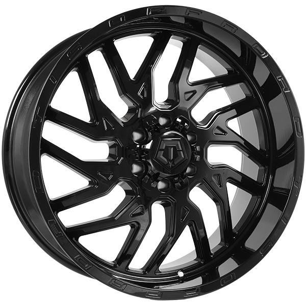 Set of 4 22in Black Alloy Wheel Rims for Mazda Navajo, TWU81D1 6x135 6Lug 22x10 - Bild 4 von 14